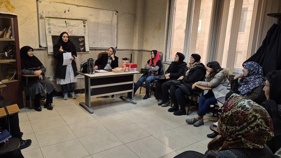 برگزاری کارگاه آموزشی تاب‌آوری در مرکز خدمات جامع سلامت صاحب‌الزمان (عج)